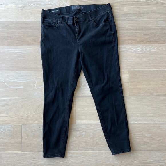 Torrid Black Bombshell Skinny Premium Stretch High-Rise Jeans - Picture 1 of 4
